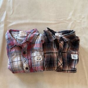 Bundle of boy button down shirt cotton on